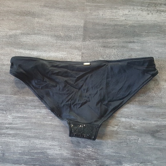 Black Sequin Detailed VS Bikini Bottoms - Picture 2 of 3